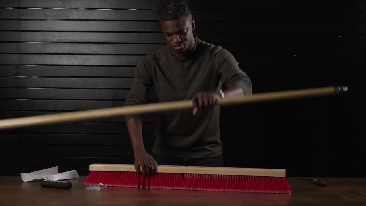 USA Broom Push Broom Assembly Instructions