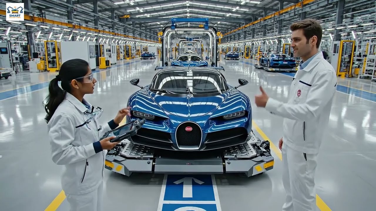 Внутри завода: Bugatti Chiron: Высший процесс сборки