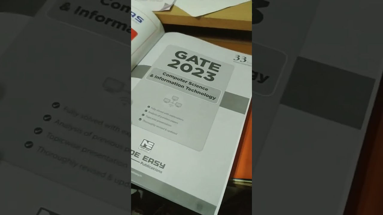 Gate 2023 PYQ BOOK computer science and IT.#gate #gate2023 #gatecse2023#gatepyqs#gateexam#gatepyqs