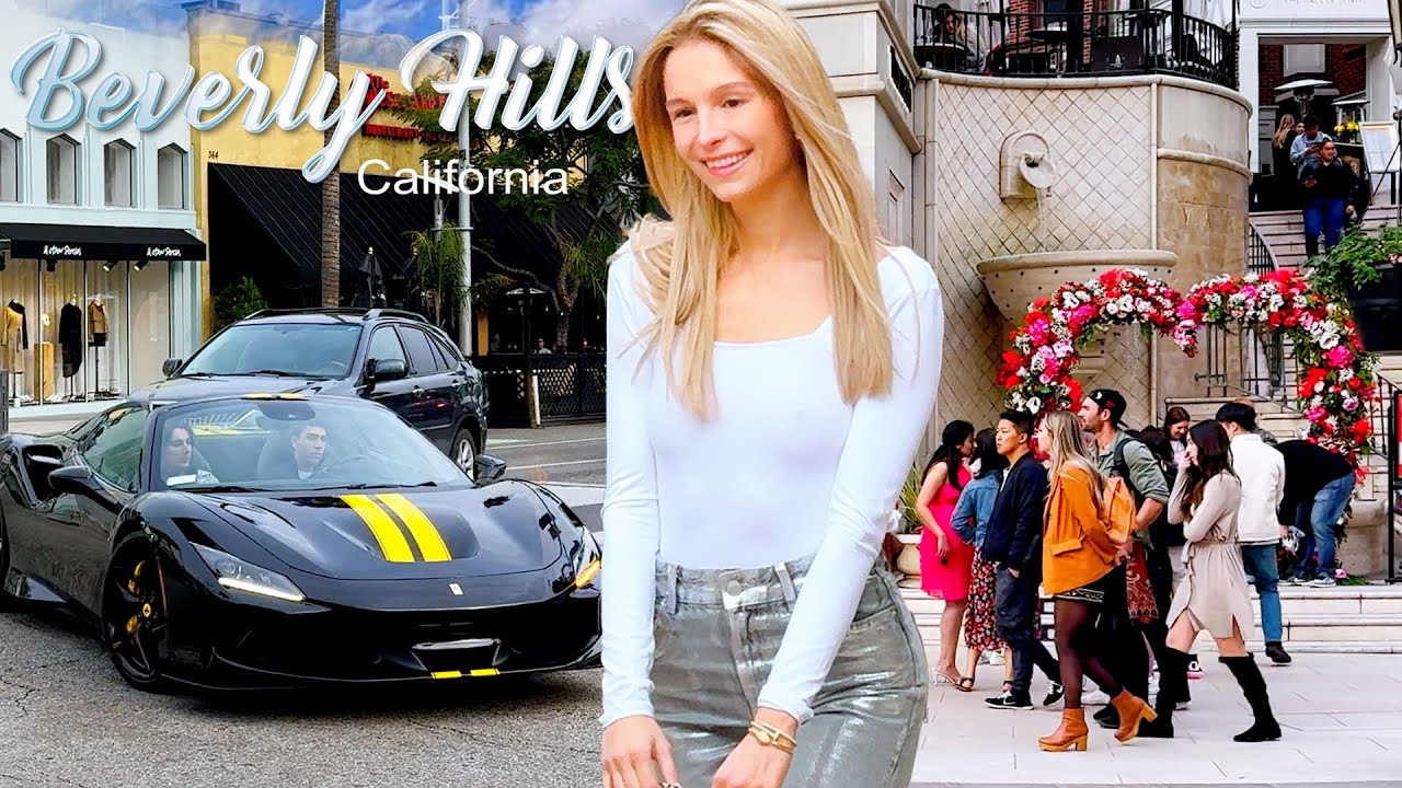 Beverly Hills Walking Tour in Los Angeles, Lifestyles of the Rich and Famous, Supercars, Exotic Cars