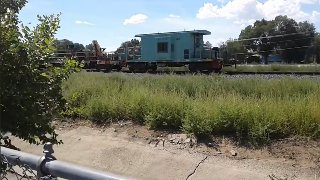 UNION PACIFIC train with a UP MOW caboose
