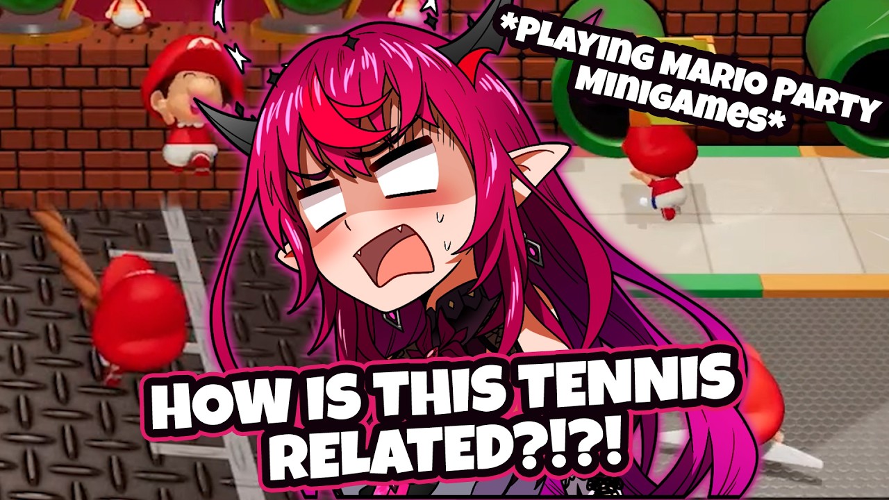 Irys Playing Every Game but Tennis in the Tennis Game...