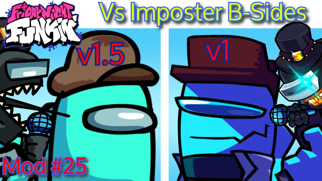 FNF Vs Imposter B-Sides v1 & v1.5 Full Weeks [FNF Mods (Double) #25]