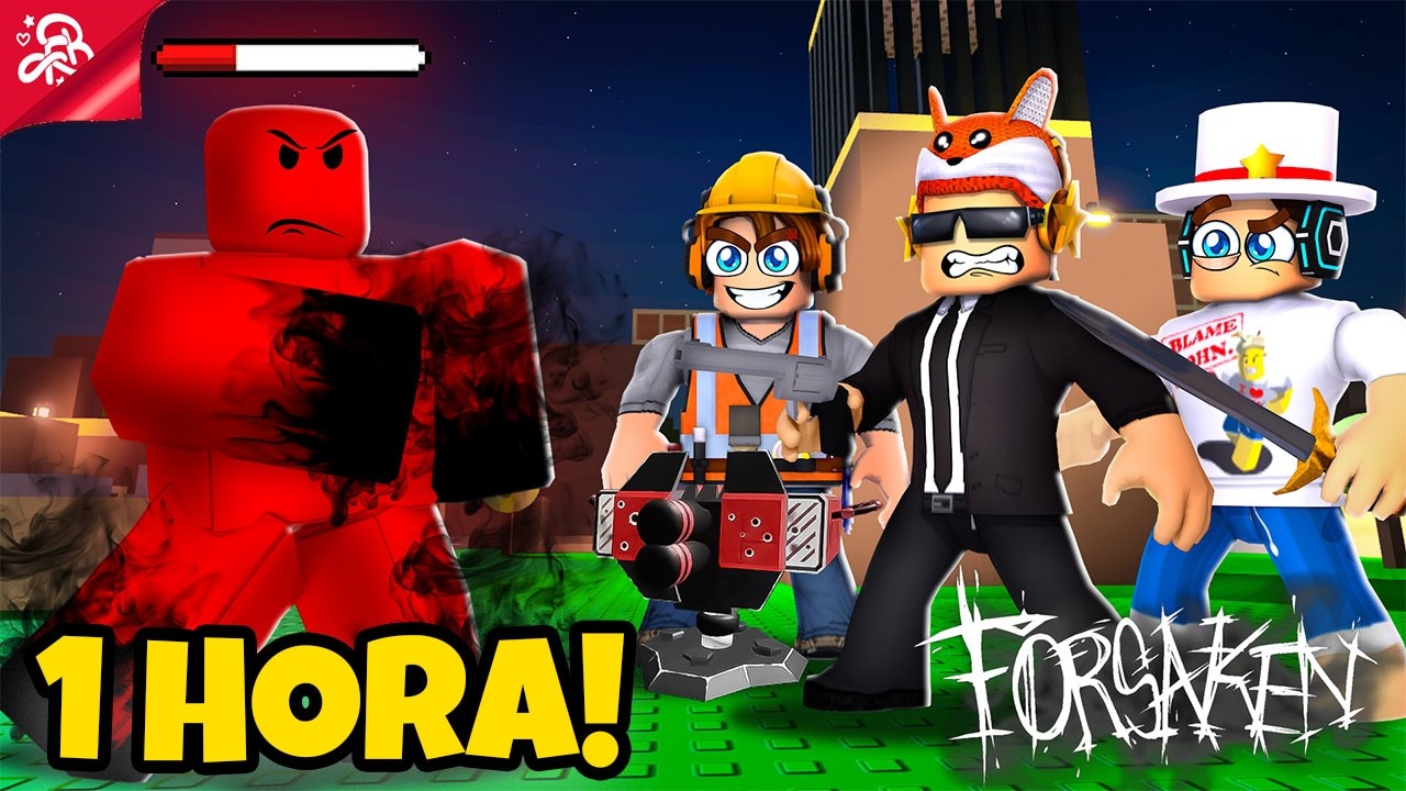 MONTEI TIME PERFEITO PRA TROLLAR O MONSTRO NO FORSAKEN +1 HORA DE FORSAKEN