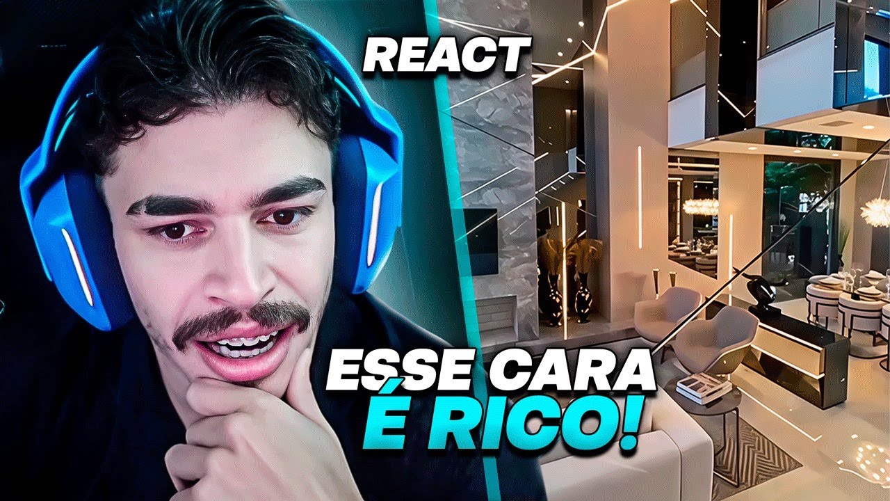 ESSA CASA ME IMPRESSIONOU! REAGINDO AS CASAS DOS FANS