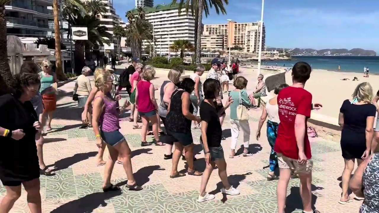 Stand by me - International line dance flashmob 2024 - Calpe, Spain