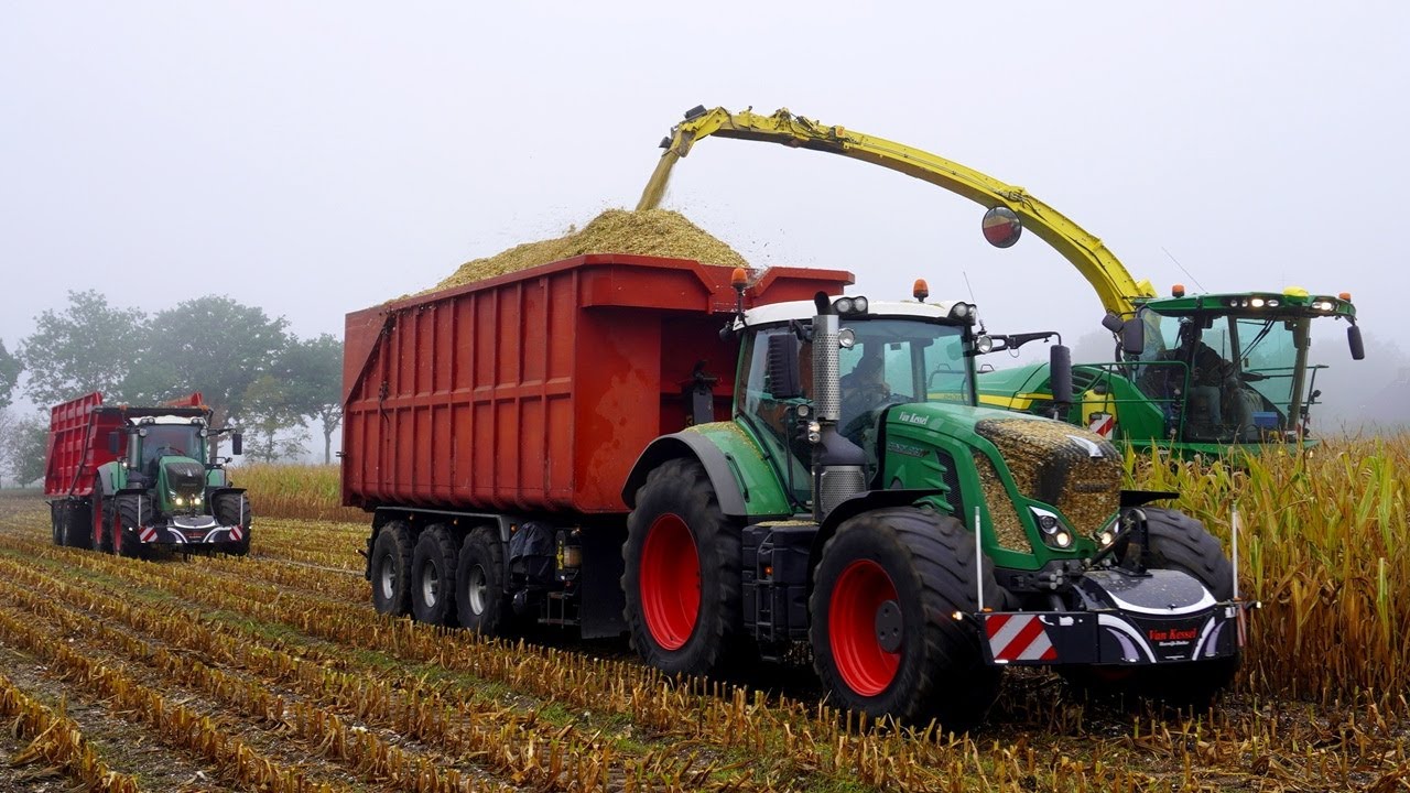 Mais 2025 | John Deere 8800i | Fendt 824+930 | van Kessel Heeswijk Dinther | Maishakselen
