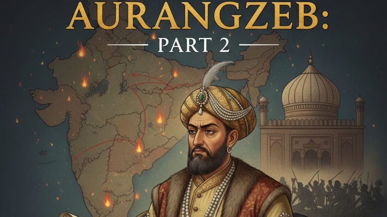 औरंगजेब आलमगीर: महान योद्धा या क्रूर शासक? | पूरी जीवनी और विवादित इतिहास part 2