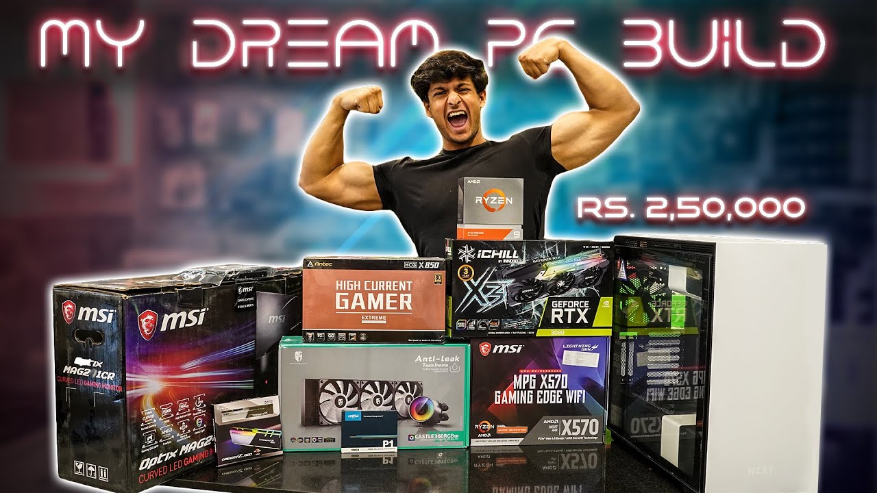 ULTIMATE 4K GAMING & EDITING PC BUILD! [RTX 3080, Ryzen 9 3900XT] Rs. 2,50,000/$3,400