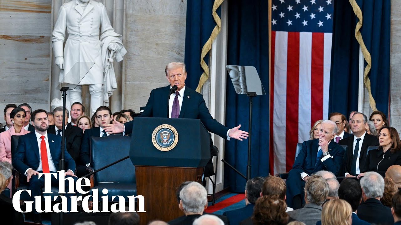 Trump says he was 'saved by God to make America great again' in inauguration speech
