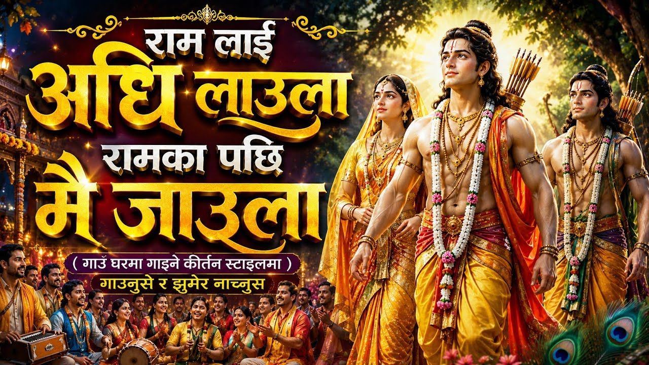 New  Ram Hanuman Bhajan.रामलाइ अघि लाउला।एक दमै लोक पृय भजन superhit  रम भजन2026