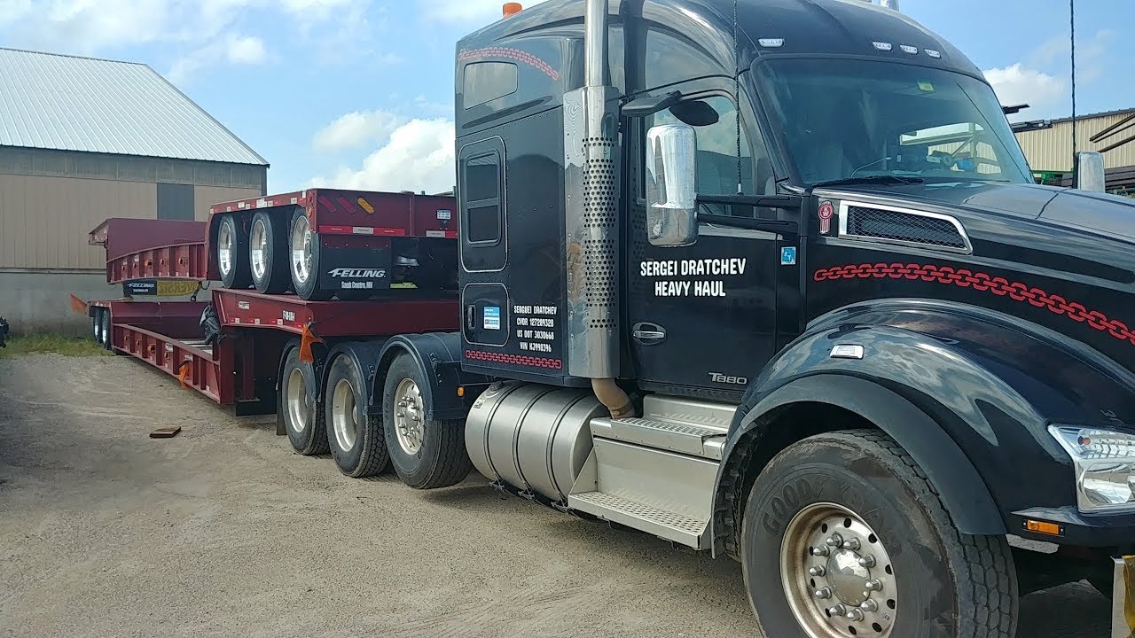 FELLING TRAILERS -- a stack of 2 Double Drops -- 42,000 LB
