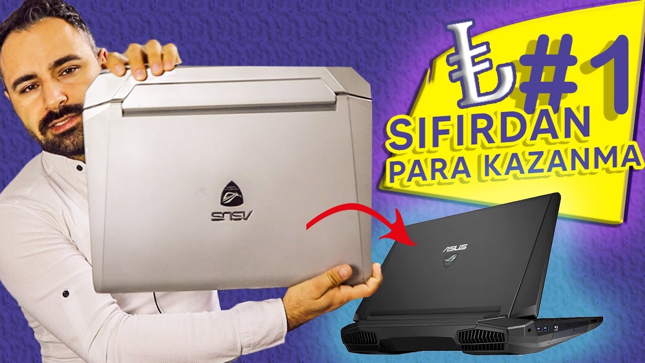 Sıfırdan 1 000₺ Kazanma ASUS ROG  TAMİRAT TADİLAT