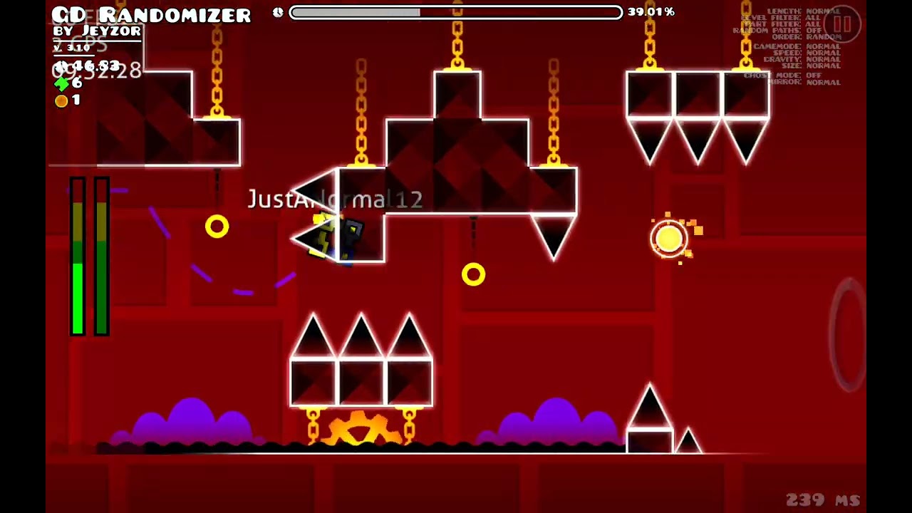 Playing GD Randomizer with Globed