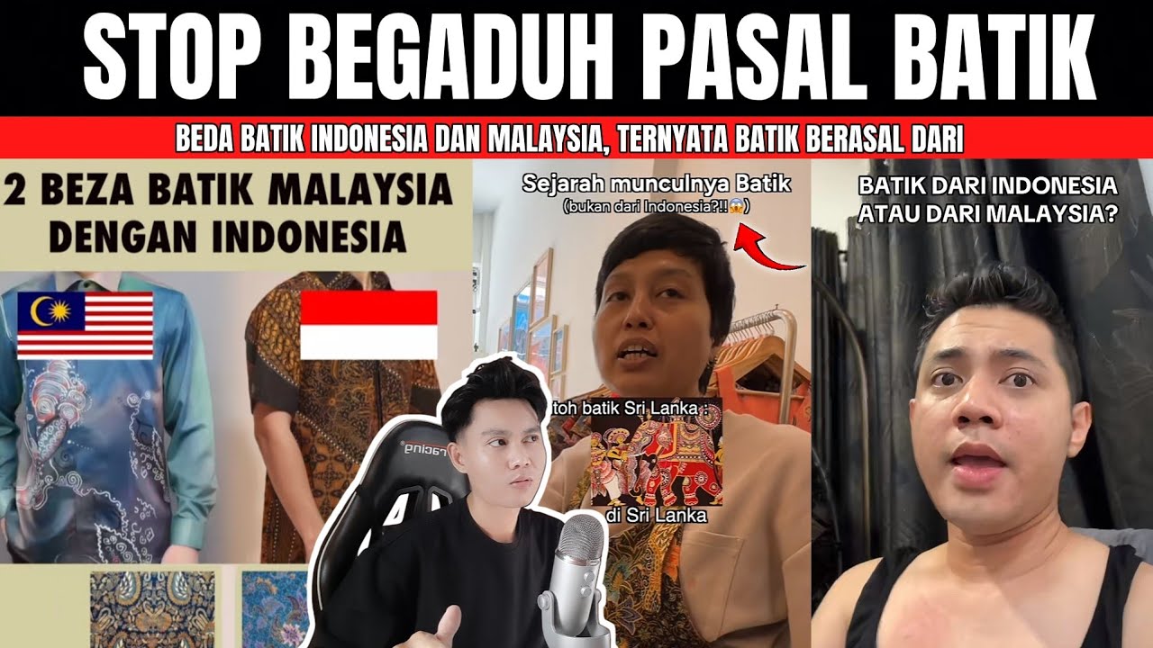BEDA BATIK MALAYSIA VS INDONESIA ! SUMPAH BATIK MALAYSIA TERNYATA CANTIK JUGA !
