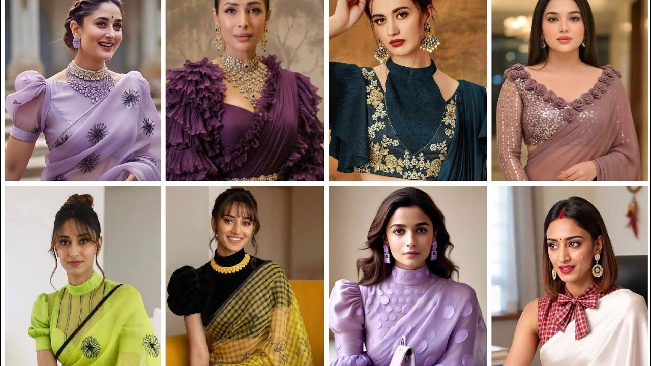 Unique Fashion design || New Indo western & Classy look || New blouse design 