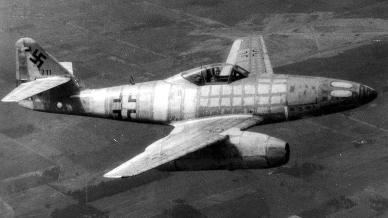Die abgestürzte Messerschmitt Me 262 von Wintermoor (Lüneburger Heide) 🪂 Luftkampf in Schneverdingen