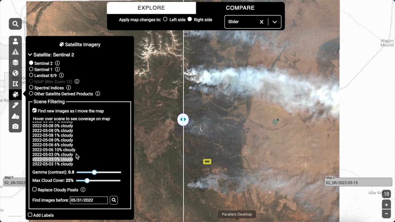 SkyTruth Monitor Satellite Imagery Demo