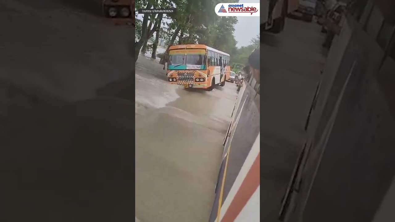 Lakhimpur Flood: Bus Washes Away On Bhira Palia National Highway, No Casualties #Viral