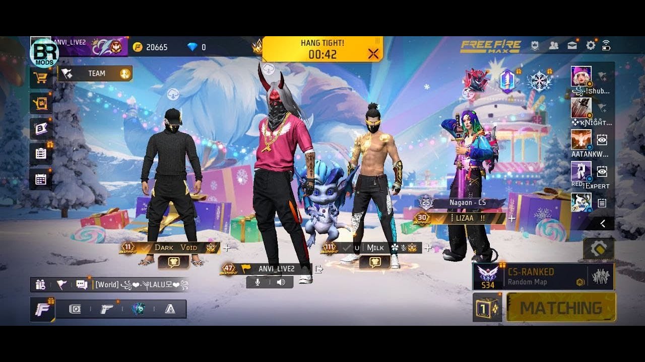 Hindi Free Fire MAX :  stream | Playing Solo Vs Squad| Streaming with Turni