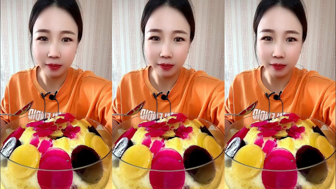 ASMR SHAVED ICE EATING QIAN