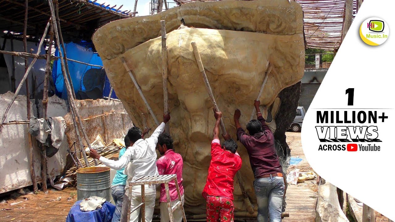 DhoolpetGanesh Idol Making 2020,#himusic | Latest Work Making Murti In Hyderabad Mahadev Singh Murti