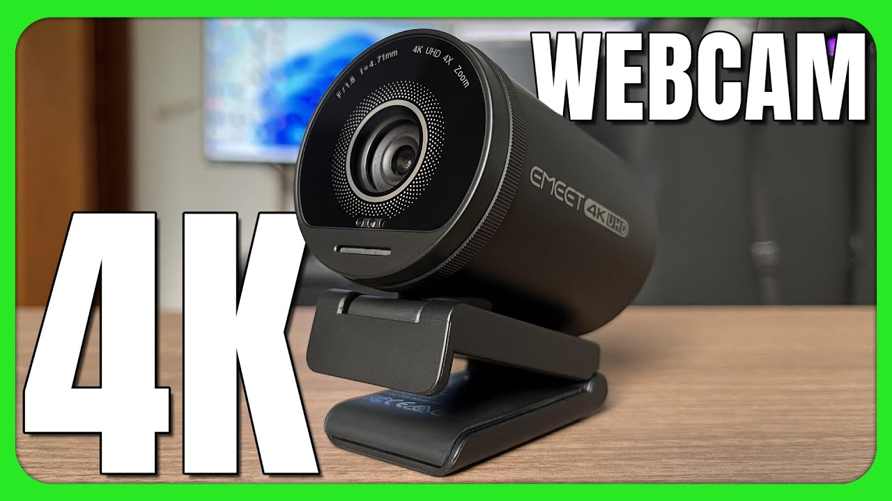 A Melhor Webcam Custo-Benef&iacute;cio para 2026? ✅Emeet S800 4K