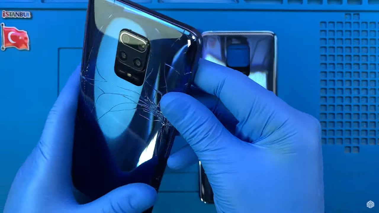 Xiaomi Redmi Note 9 Pro Замена задней стеклянной крышки