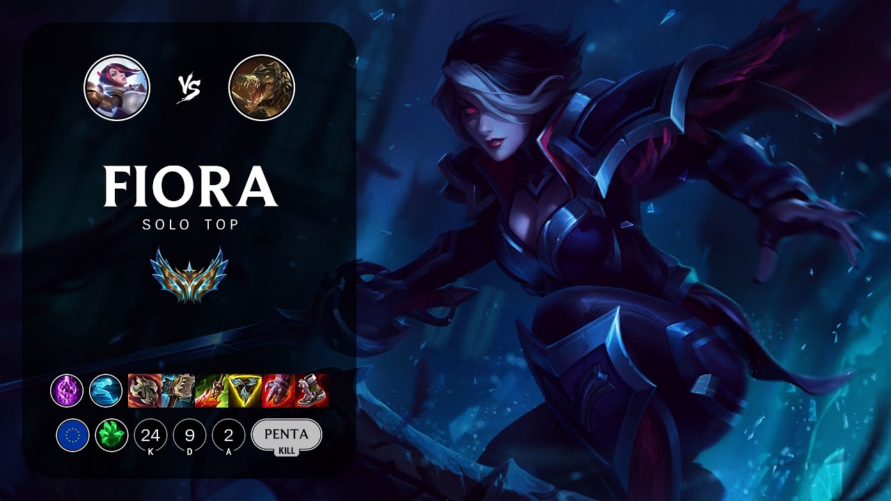 Fiora Top vs Renekton - EUW Challenger Patch 13.10