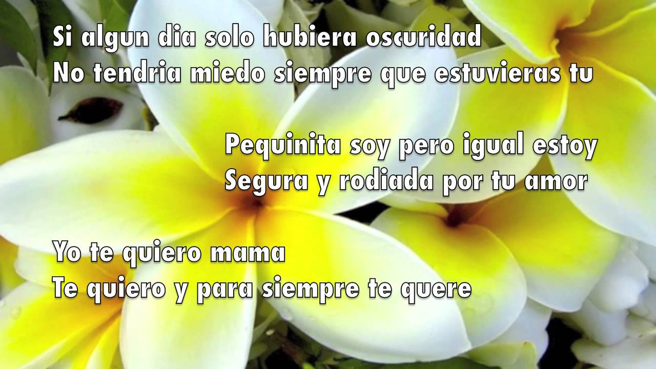 Mami te traigo flores