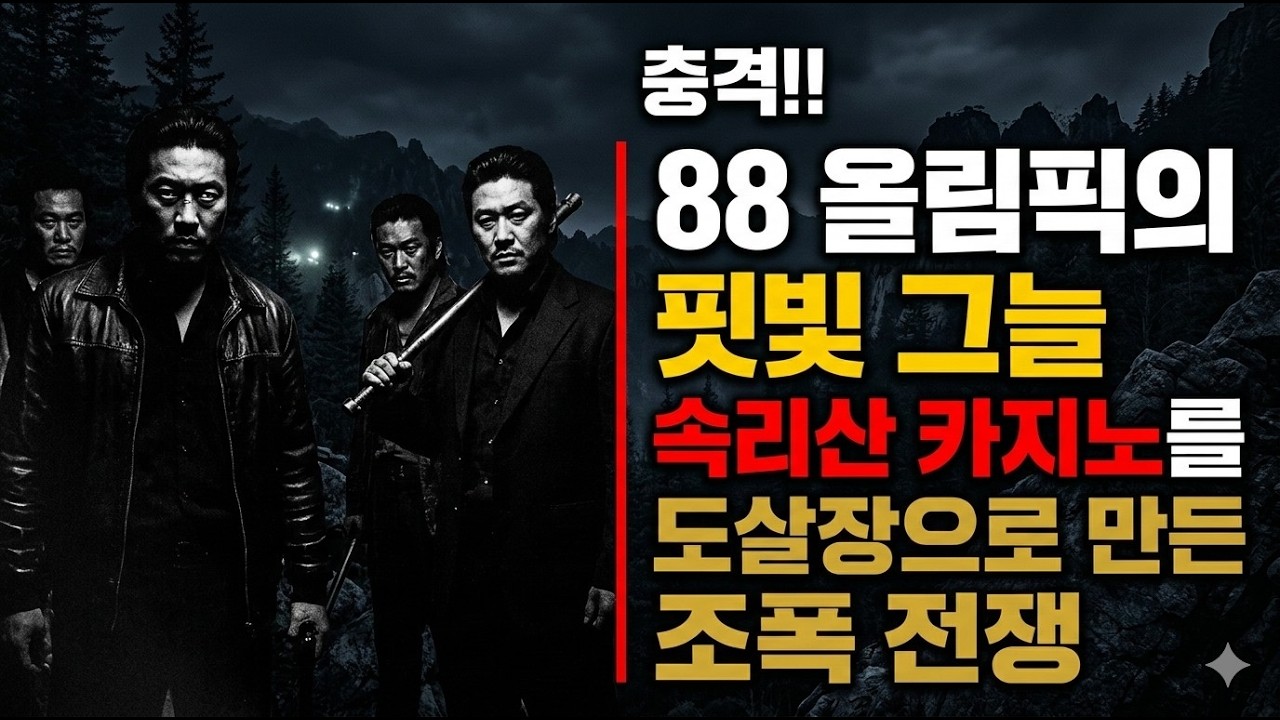 [충격 실화] 88 올림픽의 핏빛 그늘 속리산 카지노를 도살장으로 만든 조폭 전쟁.|조폭과사기꾼연대기|조폭|사기꾼|범죄예방|범죄실화|조직폭력배|사기수법|범죄수사|범죄심리|