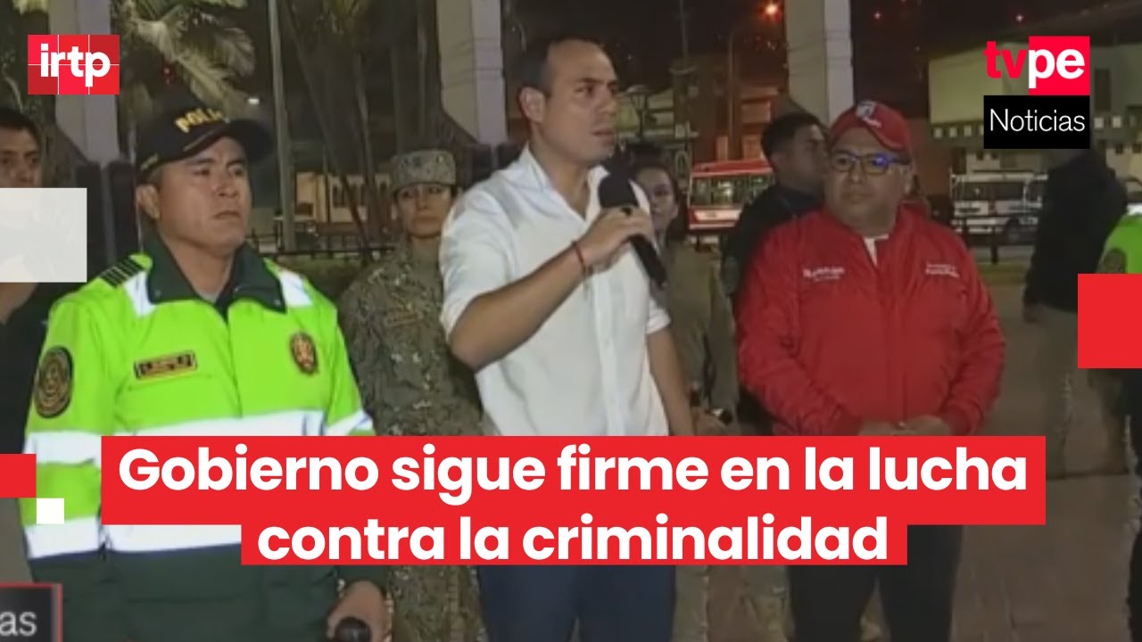 Presidente lideró operativo nocturno en Puente Piedra, Los Olivos, Cercado de Lima y La Victoria