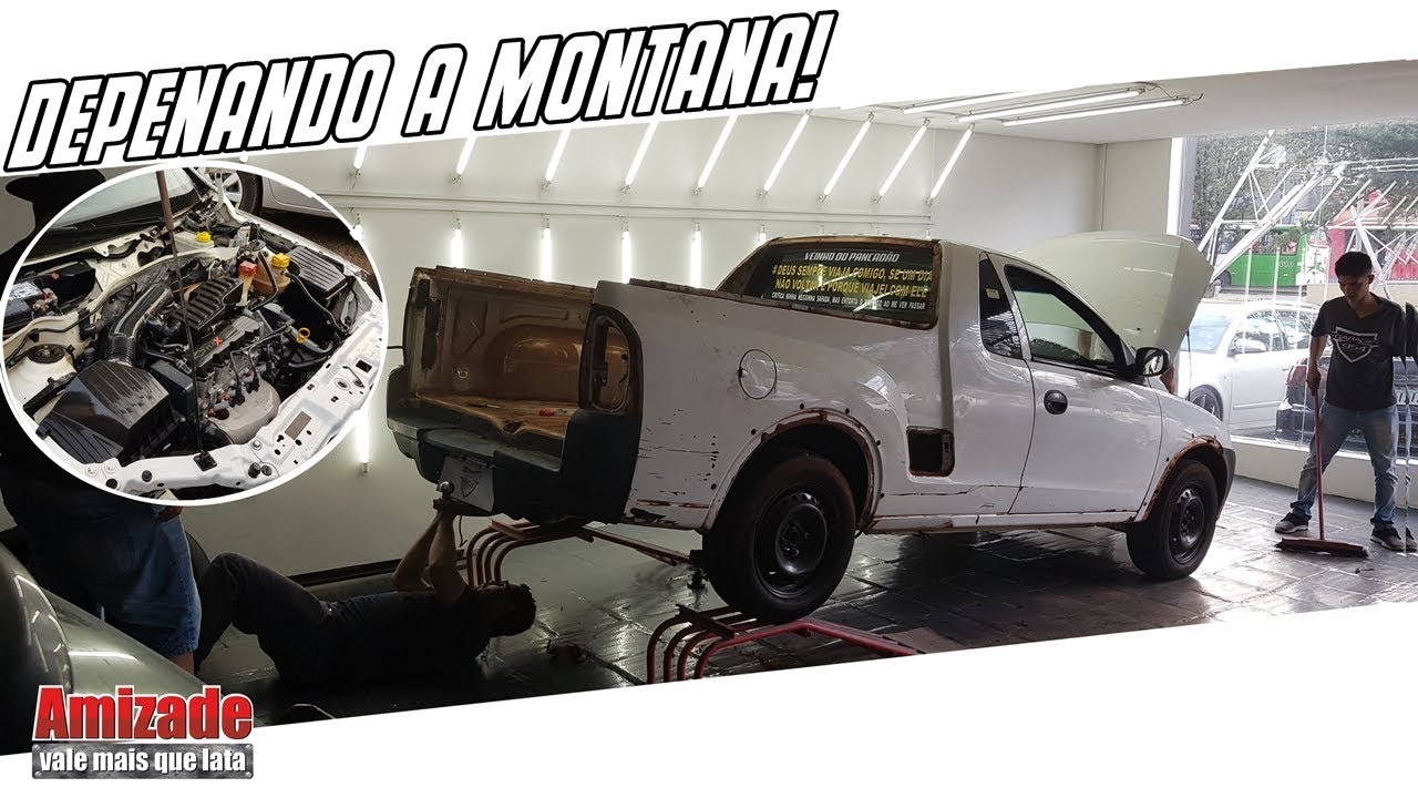 HORA DE DESMONTAR TUDO! VERDADEIRA COR DA MONTANA - Amizade vale mais que lata