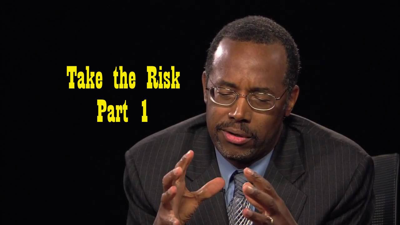 Part1 of my discussion with Dr. Ben Carson about his book "Take the Risk"