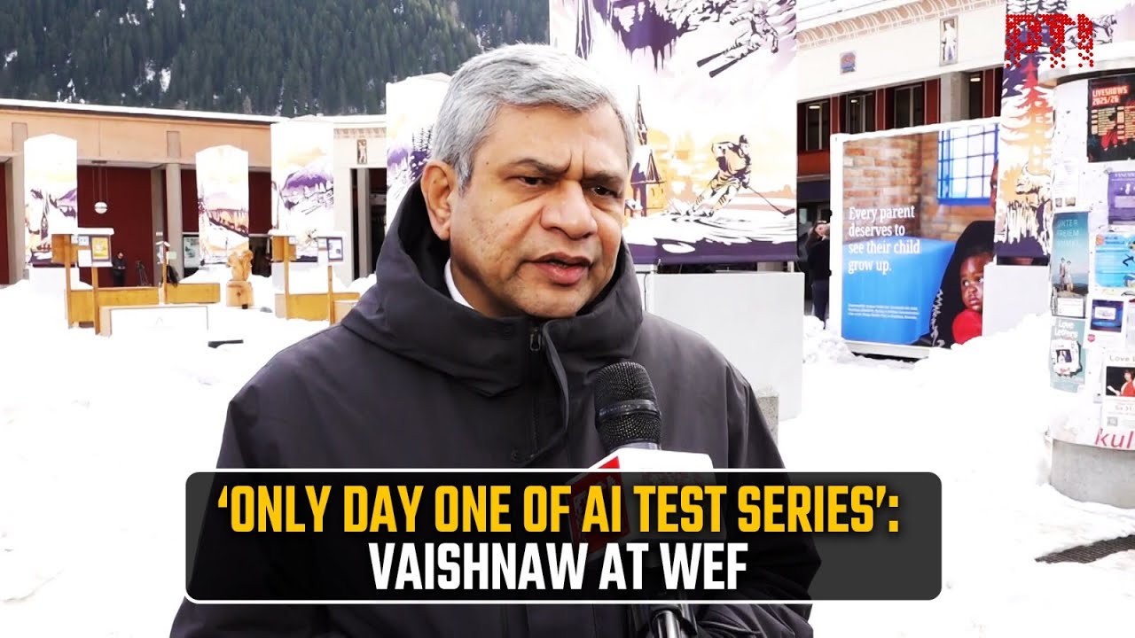 AI transformation is like a test series, we’re only on day one: Ashwini Vaishnaw at Davos