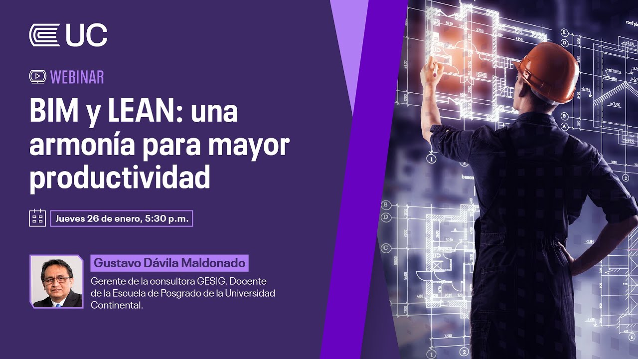 #WebinarEPGUC: “BIM y Lean: una armonía para mayor productividad”