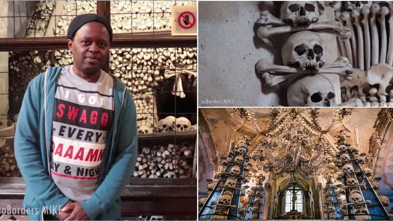 SEDLEC OSSUARY : a church decorated with real skeletons of 60 000 people (VLOG)