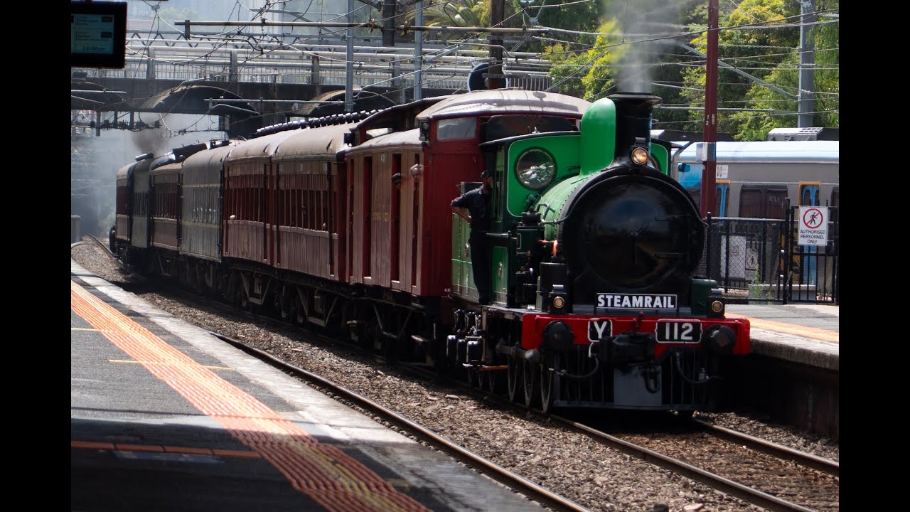 Y112 returns on Steamrail Suburban Rambler | Australian Mainline Steam