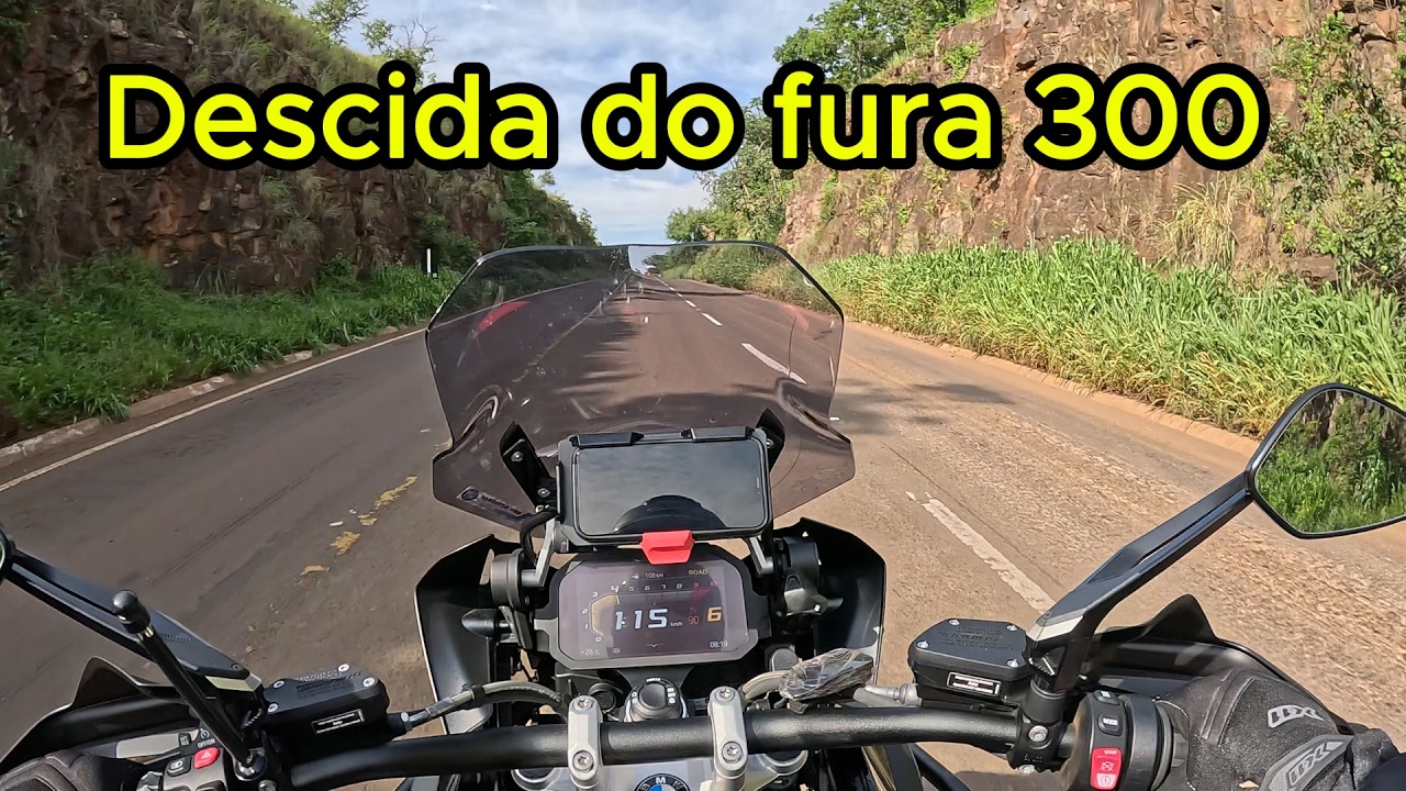 A famosa descida do Fura 300 | Anel Viário de Campo Grande MS 🏍️