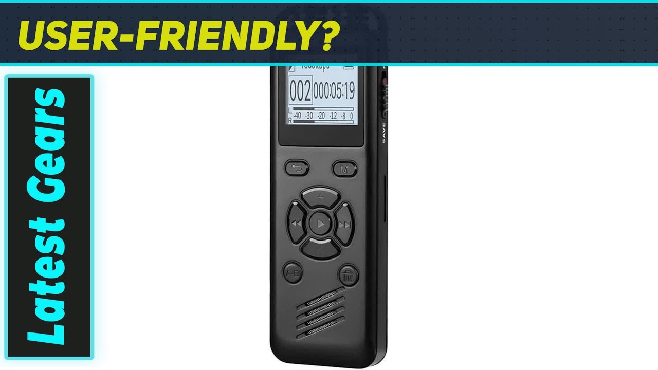 Dictaphone Digital Voice Recorder: Best Voice Activated & Secure Audio