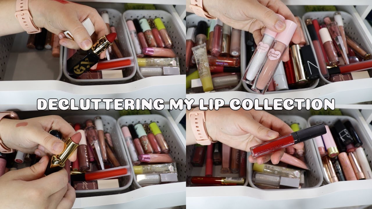 Makeup Declutter | Lipstick Declutter 2024