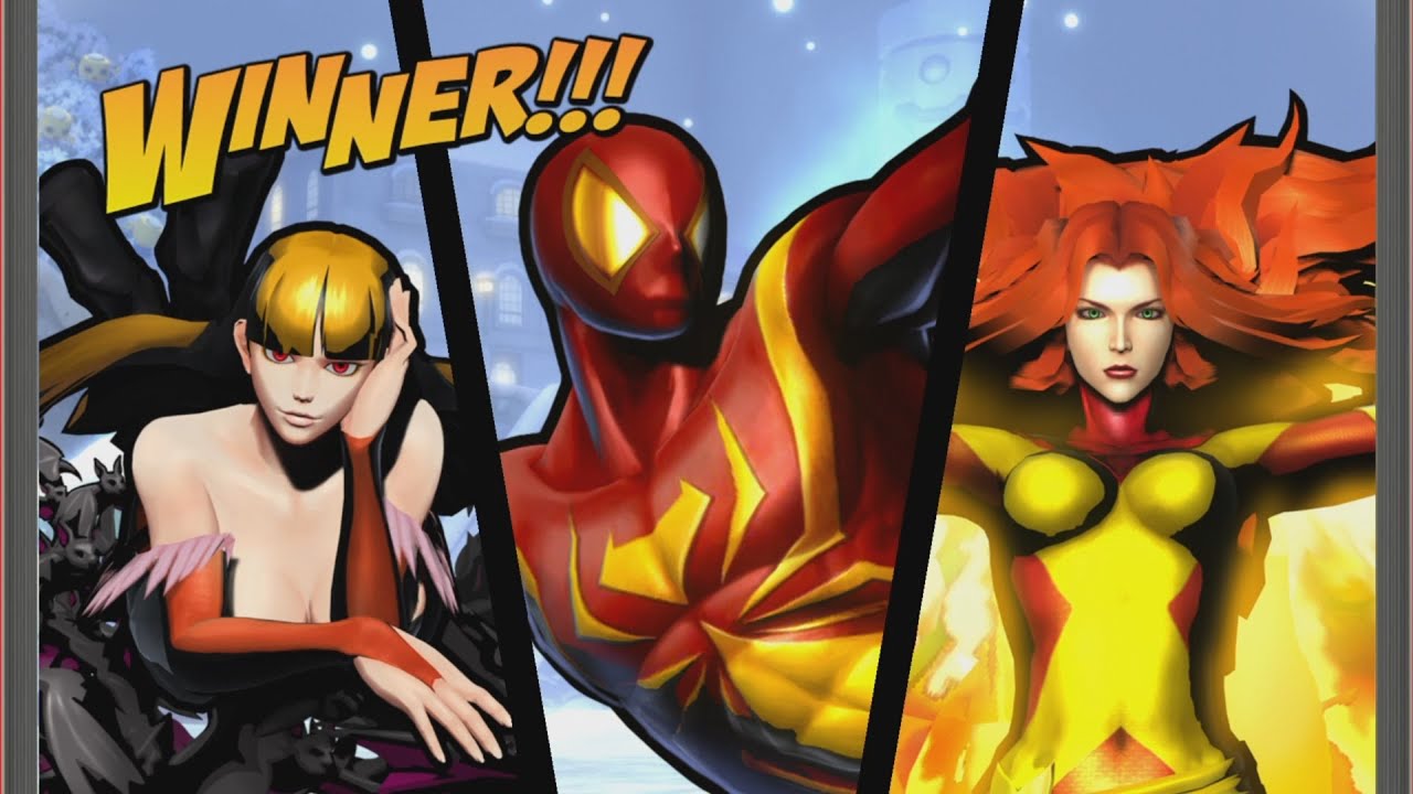 UMVC3 - SPIDER-MAN/MORRIGAN/PHOENIX ONLINE!