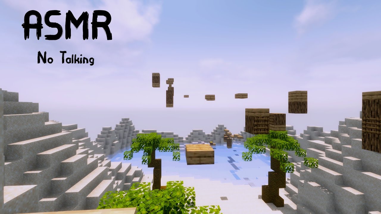 ASMR Gaming | MINECRAFT PARKOUR | No Talking Keyboard Sounds 💤