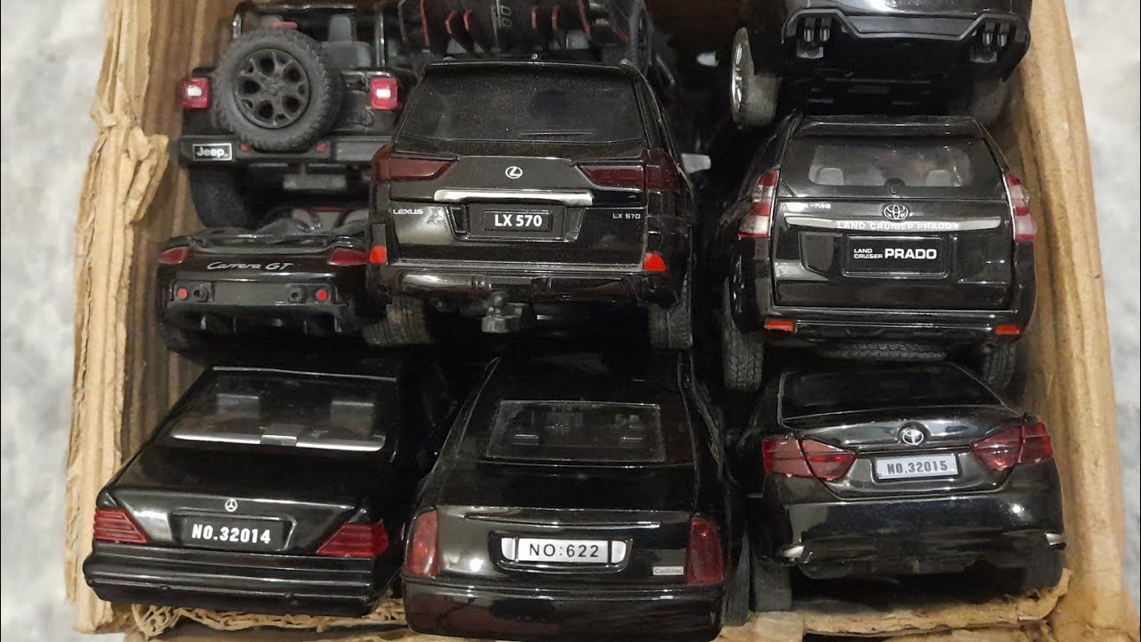Lets Picked Box full diecast model cars,lamosine,Mercedese,Toyota,Lexus,Porche,Lamborghini,Jeep