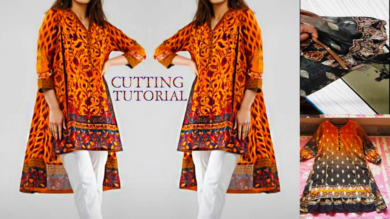 18 years Girl Kurti Cutting and Stitching | stylish kurti cutting and stitching | Summer Style kurti