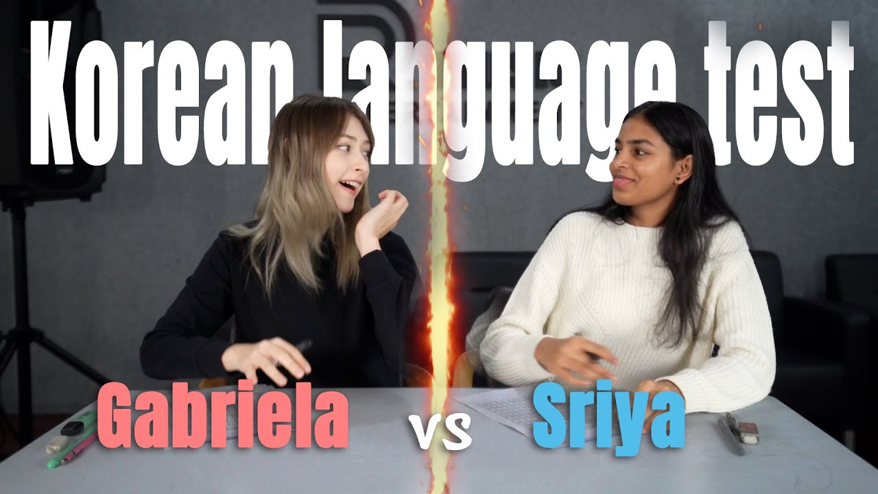 [Cygnus] Gabi & Sriya's Korean language test ep.01
