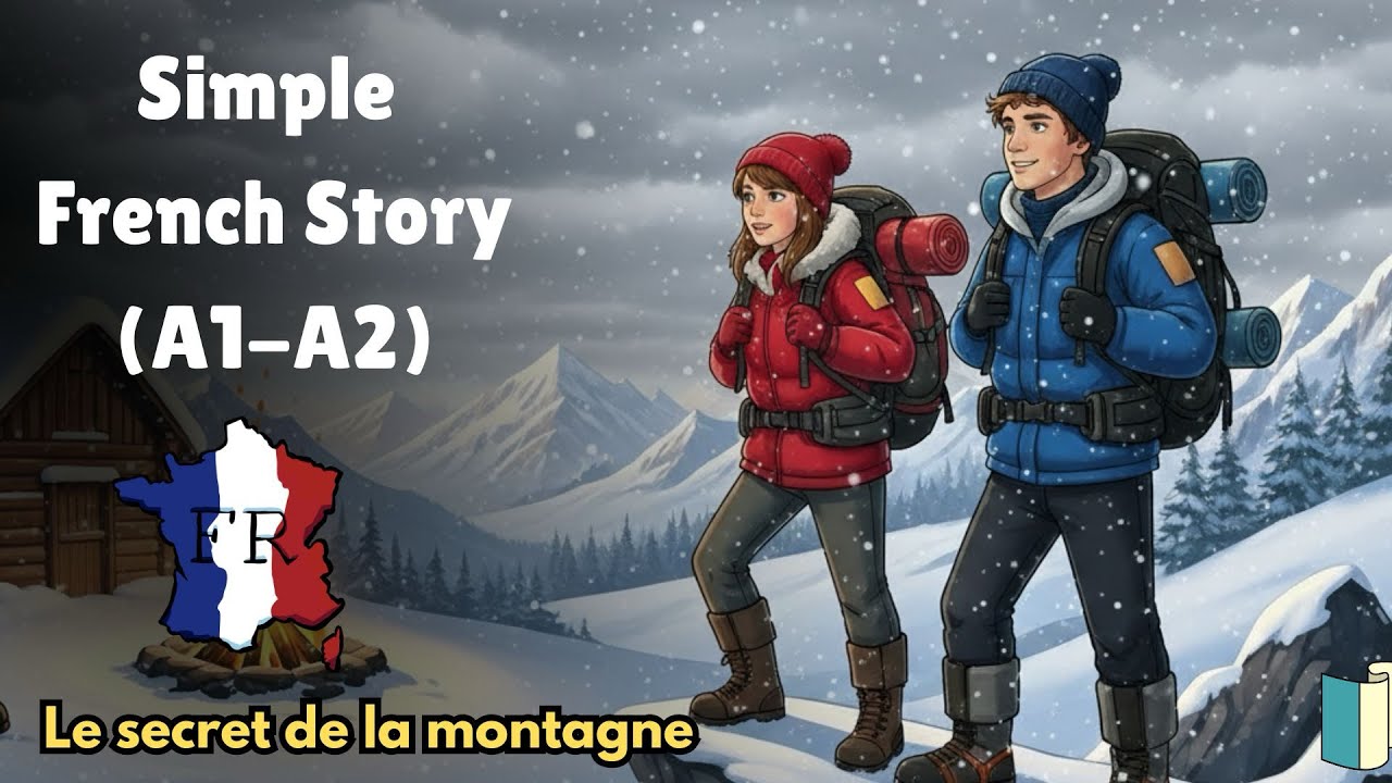 French STORY for Beginners: Lost in the Snow🗻🌨️