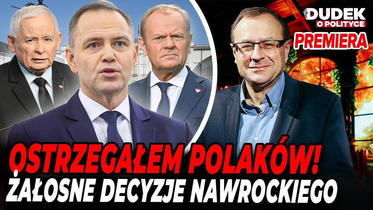 PROF. DUDEK I 100 DNI NAWROCKIEGO: OSTRZEGAŁEM POLAK&Oacute;W! ZIOBRO CZEKA NA UŁASKAWIENIE!