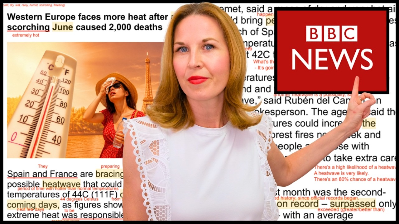 Europe Heatwave Crisis | Improve Your English Fluency with the News