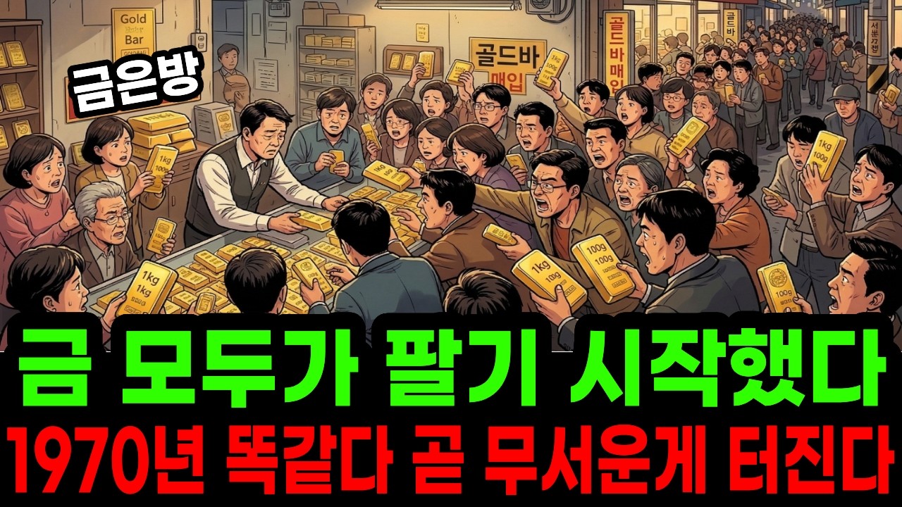 &ldquo;금 모두가 팔기 시작했다&rdquo; 금시장 지금 1970년 똑같다 곧 충격적인 일 터진다